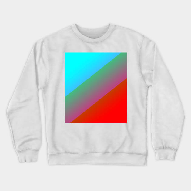 Red blue green abstract art Crewneck Sweatshirt by Artistic_st